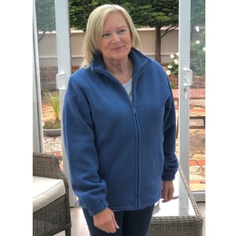 Pure and Natural Blue Fully Lined Fleece Jacket